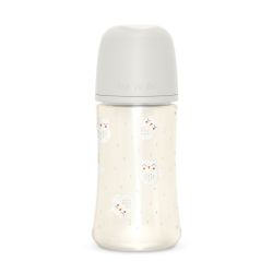 Bonhomia Biberão 270 ml com Tetina SX Pro Fluxo Médio Bege