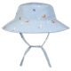 Gorro com Proteção Solar 6-18 Meses - Azul