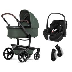 Carro Trio Dragonfly com Bebê Conforto Turtle Cinza