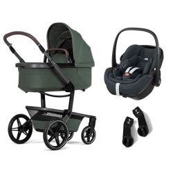 Carro Trio Joolz Day 5 com Bebê Conforto Pebble Preto