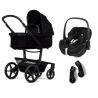 Carro Trio Joolz Day 5 Space Black com Portabebé Pebble Negro