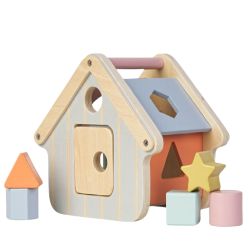Casinha com Peças para Encaixar Montessori