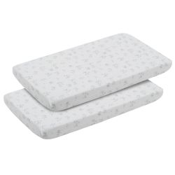 Lençol de Berço 60 Pack 2 Unidades 60X120X17 Cm Merlo Cru