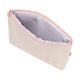 Bolsa de Higiene em Linho Rosa 6X28X20 Cm