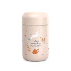 Termo 400ml Wonderland Liberty - Rosa
