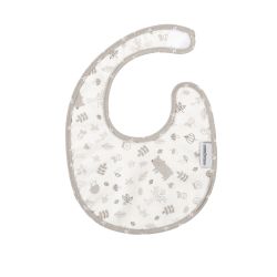 Babador Redondo Com Velcro Abete Bege 16X19X1 Cm