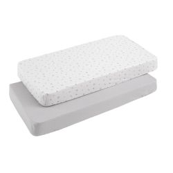 Bajera Berço 60 Pack 2 ud. 60X120X17 Cm Ardi Cinza