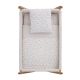 Minicuna Tesoura Madeira Branch Bege/Natural 55X87X74 Cm