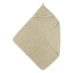 Capa de Banho com Babado 80X80 Cm Me-Terry Sand