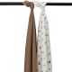 Muselina Grande Pack De 2 120X120 Meforest Animals Toffee