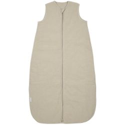 Saco de Dormir Sem Mangas Forrado Musselina Lavada Tog 2 60 Cm Me-Uni Sand