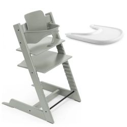 Trona Stokke Tripp Trapp Terracotta com Baby Set e Bandeja