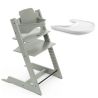 Trona Stokke Tripp Trapp Glacier Green com Baby Set e Bandeja