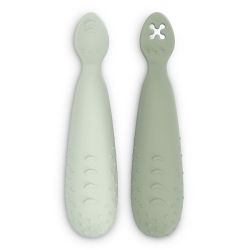 Suavinex Conjunto de Pré-Colheres de Aprendizagem em Silicone Verde