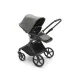 Carro Bugaboo Fox Cub Completo Preto - Verde Floresta