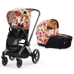 Carrinho de 2 peças Cybex Priam Spring Blossom Light CYBEX - 1