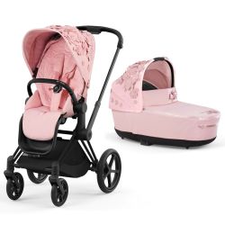 Carrinho 2 Peças Cybex Priam Simply Flowers Light Pink CYBEX - 1