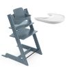 Trona Stokke Tripp Trapp Fiordo Azul com Baby Set e Bandeja
