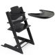 Trona Stokke Tripp Trapp Preta com Baby Set