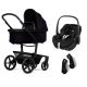 Carro Trio Joolz Day 5 Space Black com Portabebé Pebble Negro