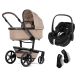 Carro Trio Joolz Day 5 Azul Marinho com Bebê Conforto Pebble Preto