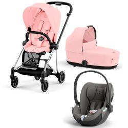 Carro Trio Cybex Mios com Portabebé Cloud T Sepia Black