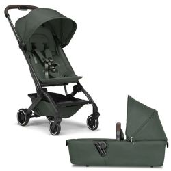 Carro Trio Joolz Aer+ Verde Floresta com Bebê Conforto Pebble Pro