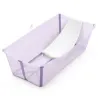 Banheira dobrável para bebê Flexi Bath XL Stokke Lavanda + Suporte Oferta