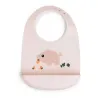 Babador de Silicone Pigee Rosa