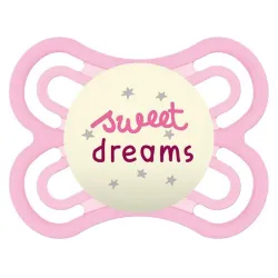 Chupete Perfect Night 2-6 Silicone Brilhante - Rosa