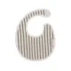 Babador Redondo Com Velcro Derby Bege 16X19X1 Cm