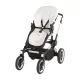 Colchonete Cadeira Universal Reversível Oval Linho Cinza 43X88X1 Cm