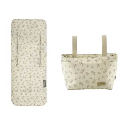 Jogo Colchonete Cadeira Reta + Bolsa Garden Unico