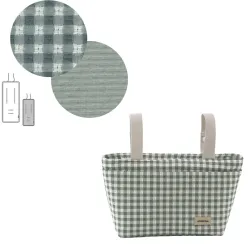 Jogo Colchonete Cadeira Reta + Bolsa Vicky Verde