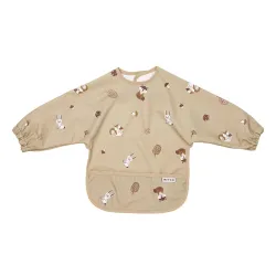Babador Ponto Com Mangas 9-18M Me-Forest Animals Sand