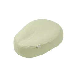 Funda Almofada De Amamentação Muselina Lavada 62X60 Cm Me-Uni Soft Olive