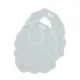 Pack 2 Babadores Rizo Ovalados 25X34 Cm Me-Terry Wavy Grey Blue