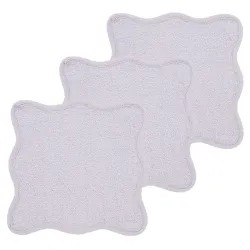 Pack 3 Toalhas Faciais 30X30 Cm Me-Terry Wavy Soft Lavender