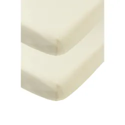 Sabana Bajera Ajustável Cuna 60 Pack 2 60X120 Cm Me-Uni Nature