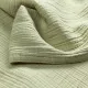 Sabana Minicuna/Moises Muselina Lavada 75X100 Cm Me-Uni Soft Olive