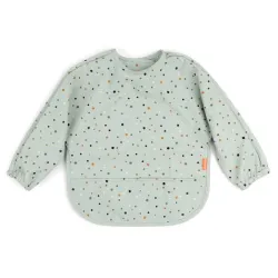 Babete com Bolso e Mangas Happy Dots Verde