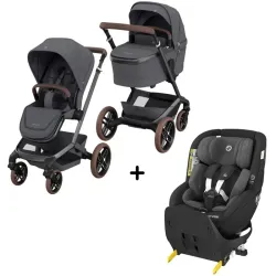 Carro Maxi Cosi Fame Twillic Graphite + Mica Pro Eco de Presente