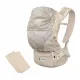 Mochila Portabebés Quokkababy E-Carrier Mesh Taupe Leaves