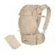 Mochila Portabebés Quokkababy E-Carrier Folhas Taupe