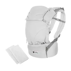 Mochila Portabebés Quokkababy E-Carrier Prata Diamante