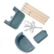 Trona Cadeira Evolutiva Stokke Clikk Fjord Blue Bamboo