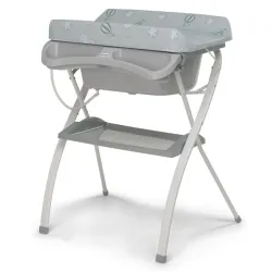 Bañera Cambiador Lindo Bagnetto Cinza