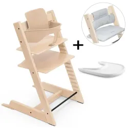 Pack Trona Stokke Tripp Trapp + Baby Set + Bandeja + Almofada OFERTA