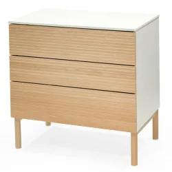 Cómoda Stokke Sleepi Dresser Natural (Cajones + Patas)