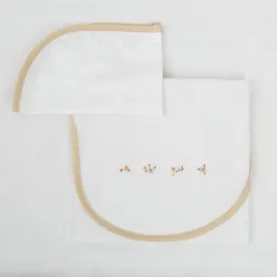 Juego de Lençóis Algodão 100% 3 Peças Anaïs Carro 002 R07 10 B/lino